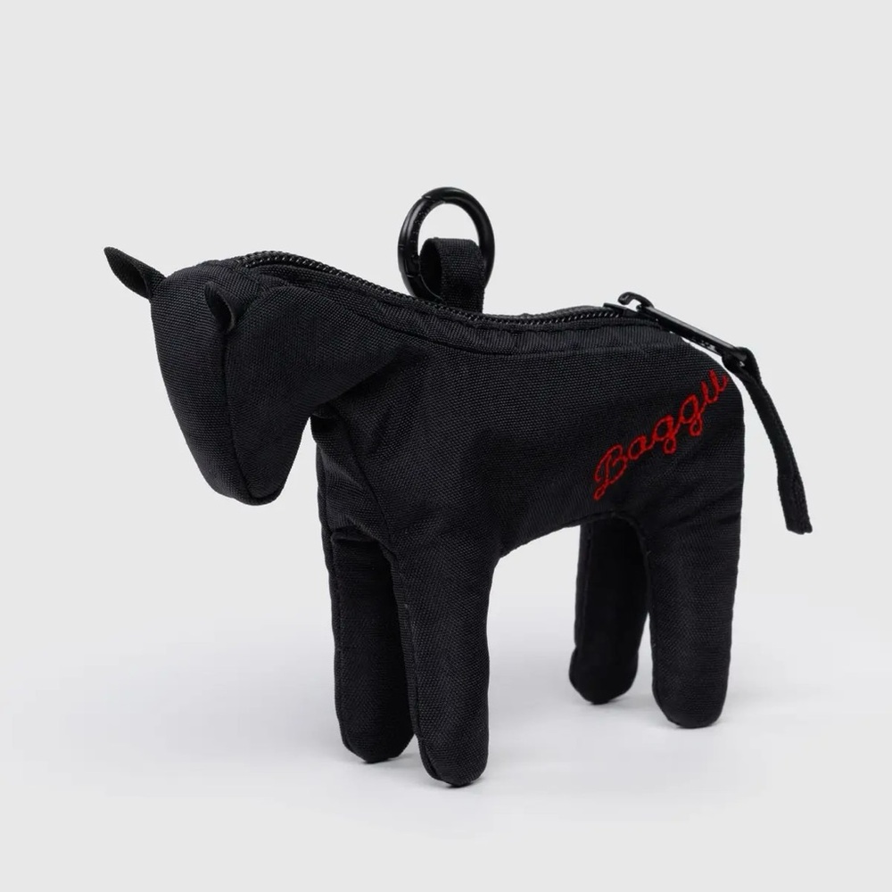 BAGGU Black Horse Bag Charm, NWT! 🐴
